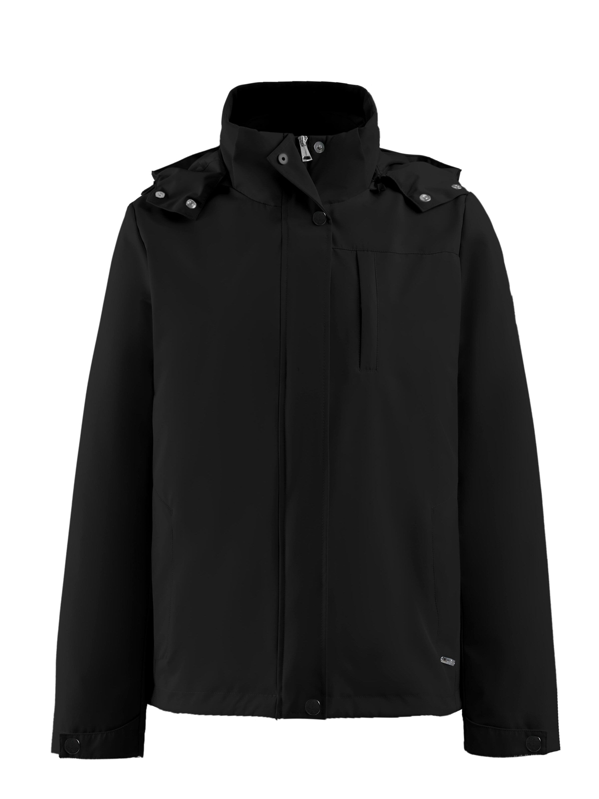 Funk since 1776 Between-Season Jacket in Black: front