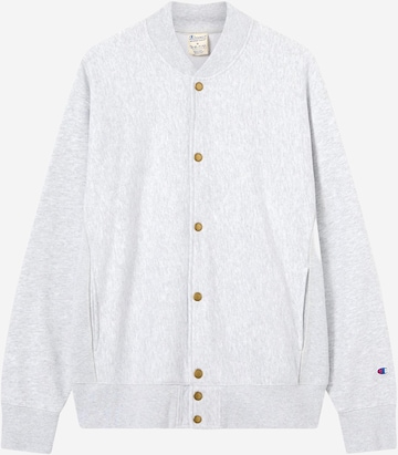Champion Authentic Athletic Apparel Sweatjacke in Grau: Vorderseite
