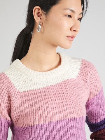 SAINT TROPEZ Sweater 'Brooklyn' in Purple