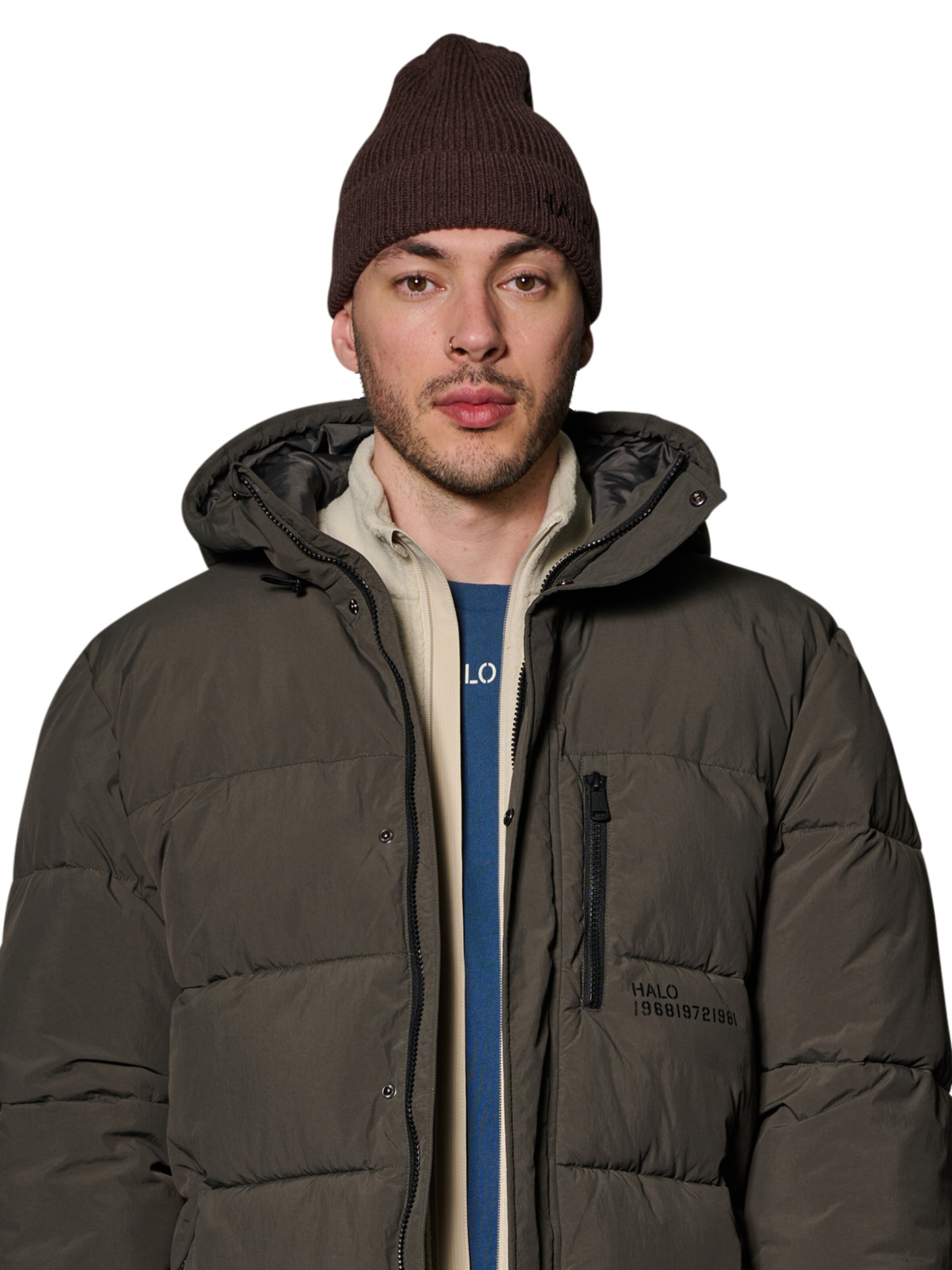 HALO Muts in Bruin: voorkant