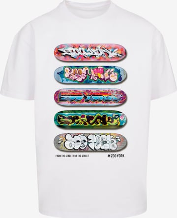 ZOO YORK Shirt in Weiß: Vorderseite