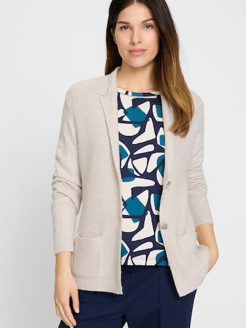 Olsen Strickjacke in Beige: Vorderseite