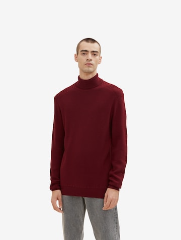 TOM TAILOR Sweater in Red: front