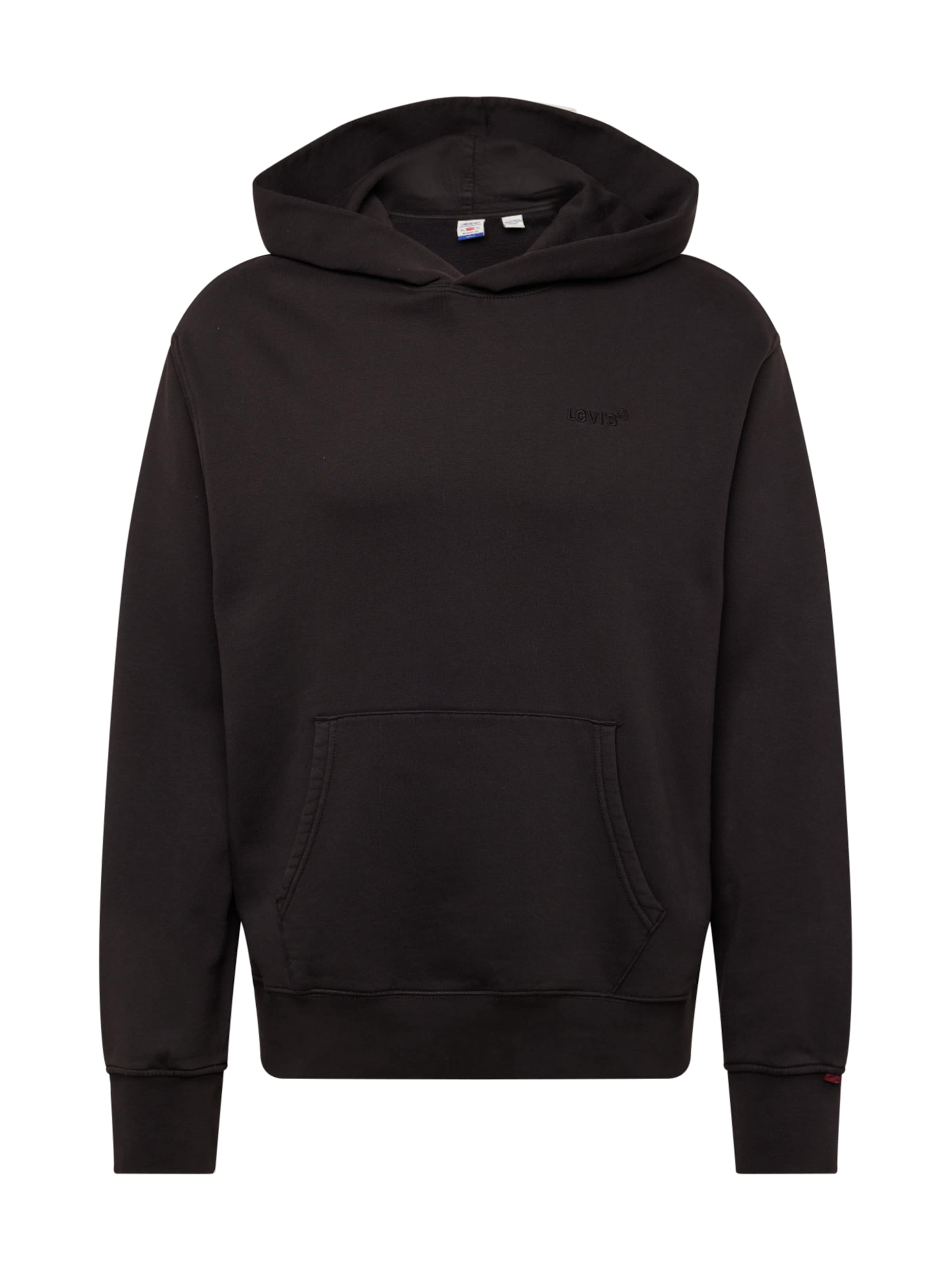 LEVI'S ® - Sweatshirt 'Authentic Hoodie' em preto: frente