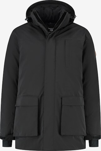 Travelin Winter Parka 'Rasmus ' in Black: front