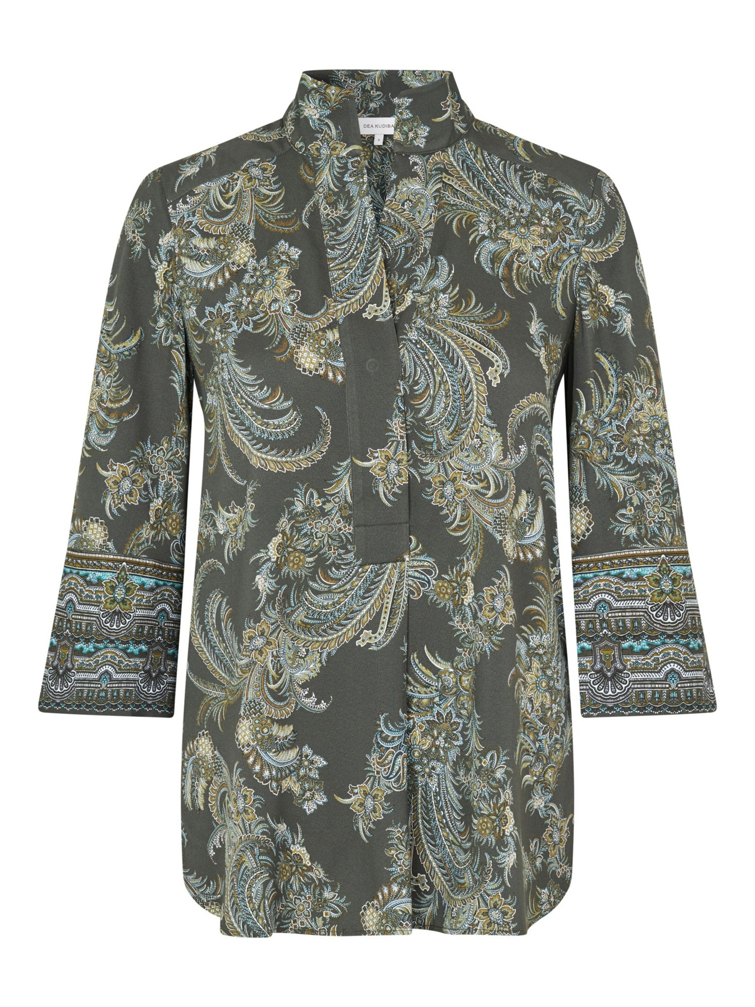T-shirt ' KamiDEA EV ' Dea Kudibal en vert : devant
