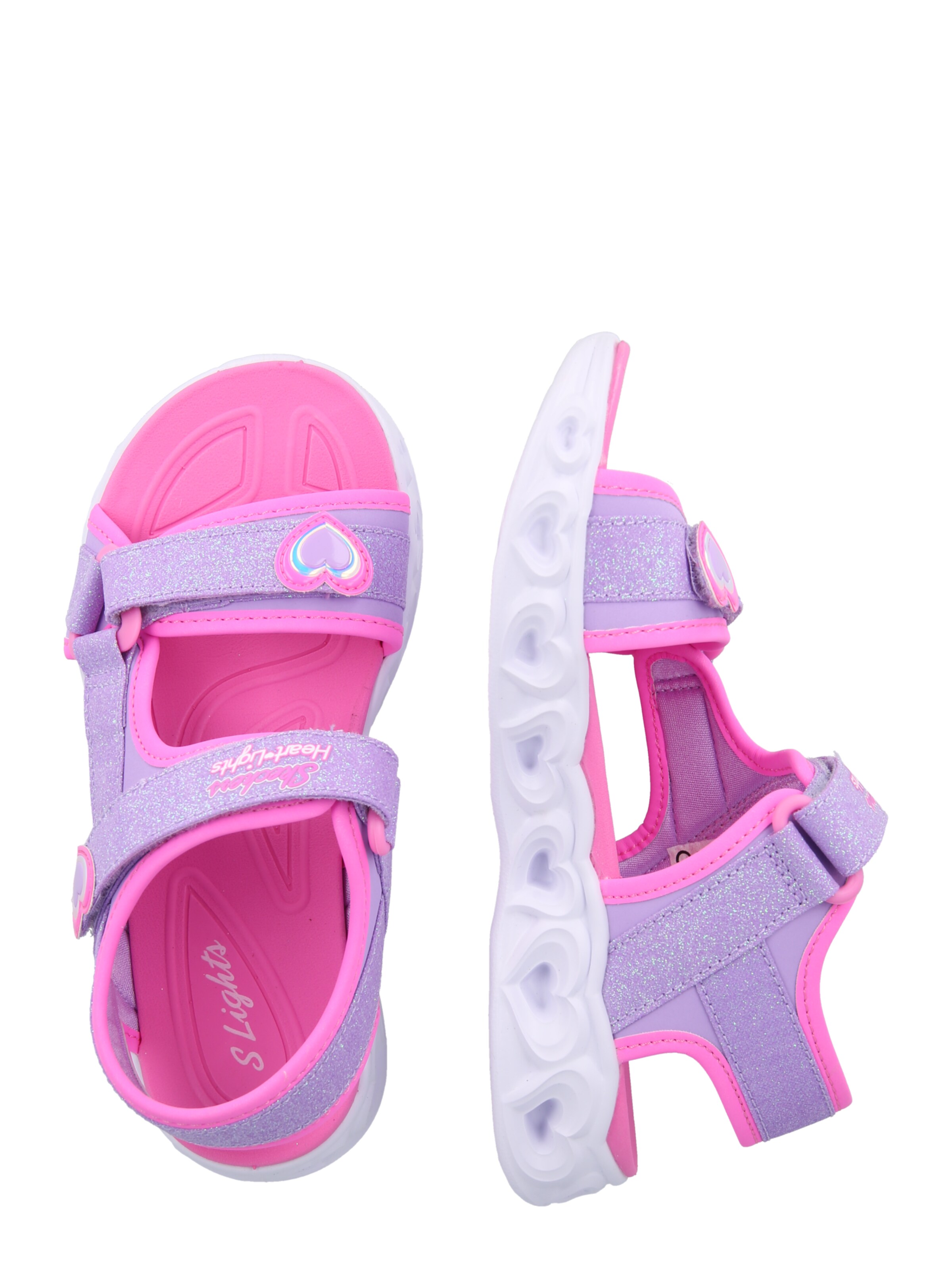 SKECHERS Сандали 'HEART LIGHTS' в лилав