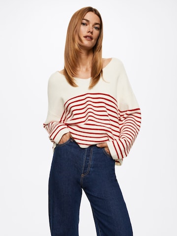 Pull-over 'Boop' MANGO en rouge : devant