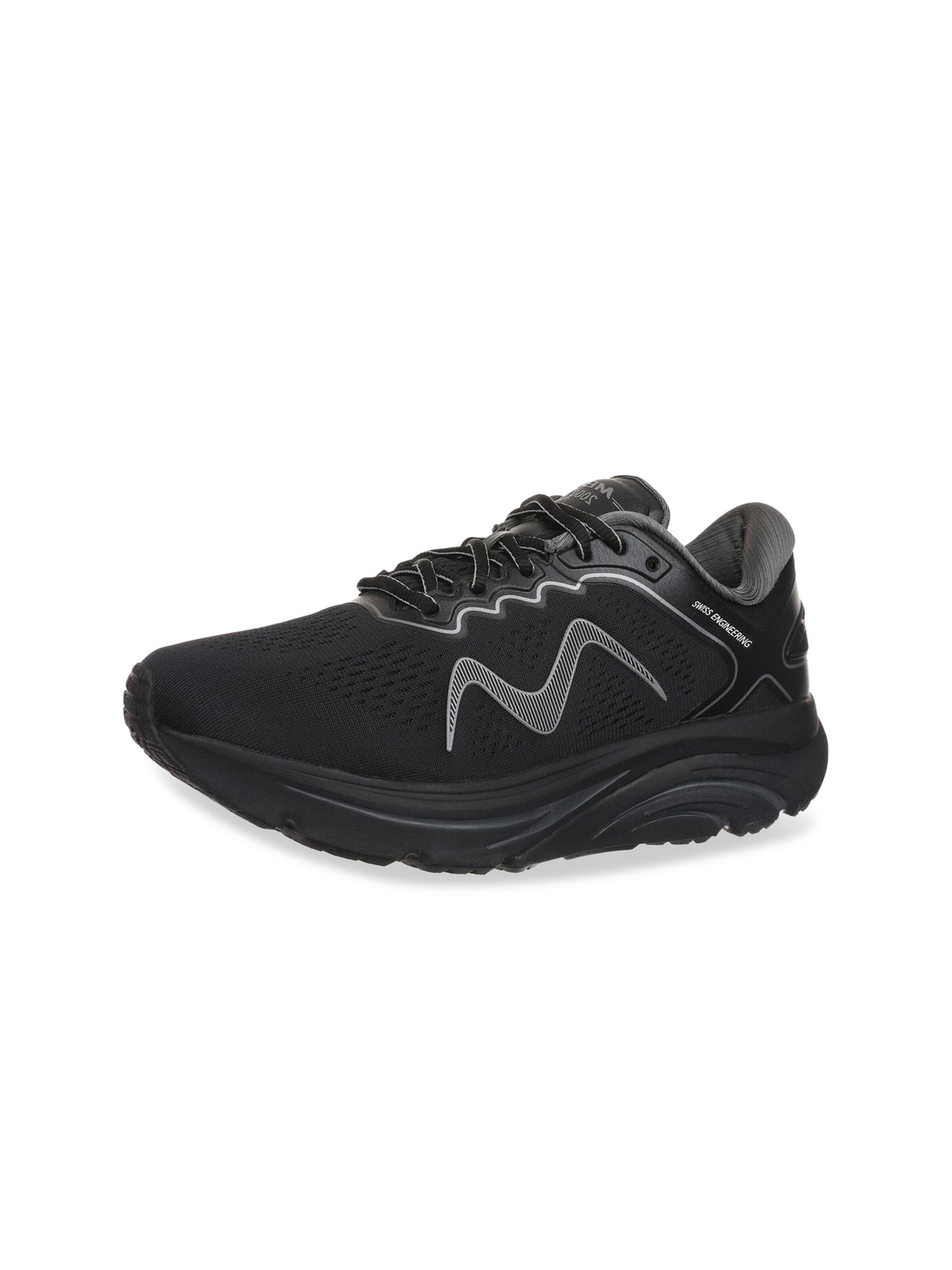 MBT - Sapatilhas slip-on ' MBT-2000 III LACE UP ' em preto: frente
