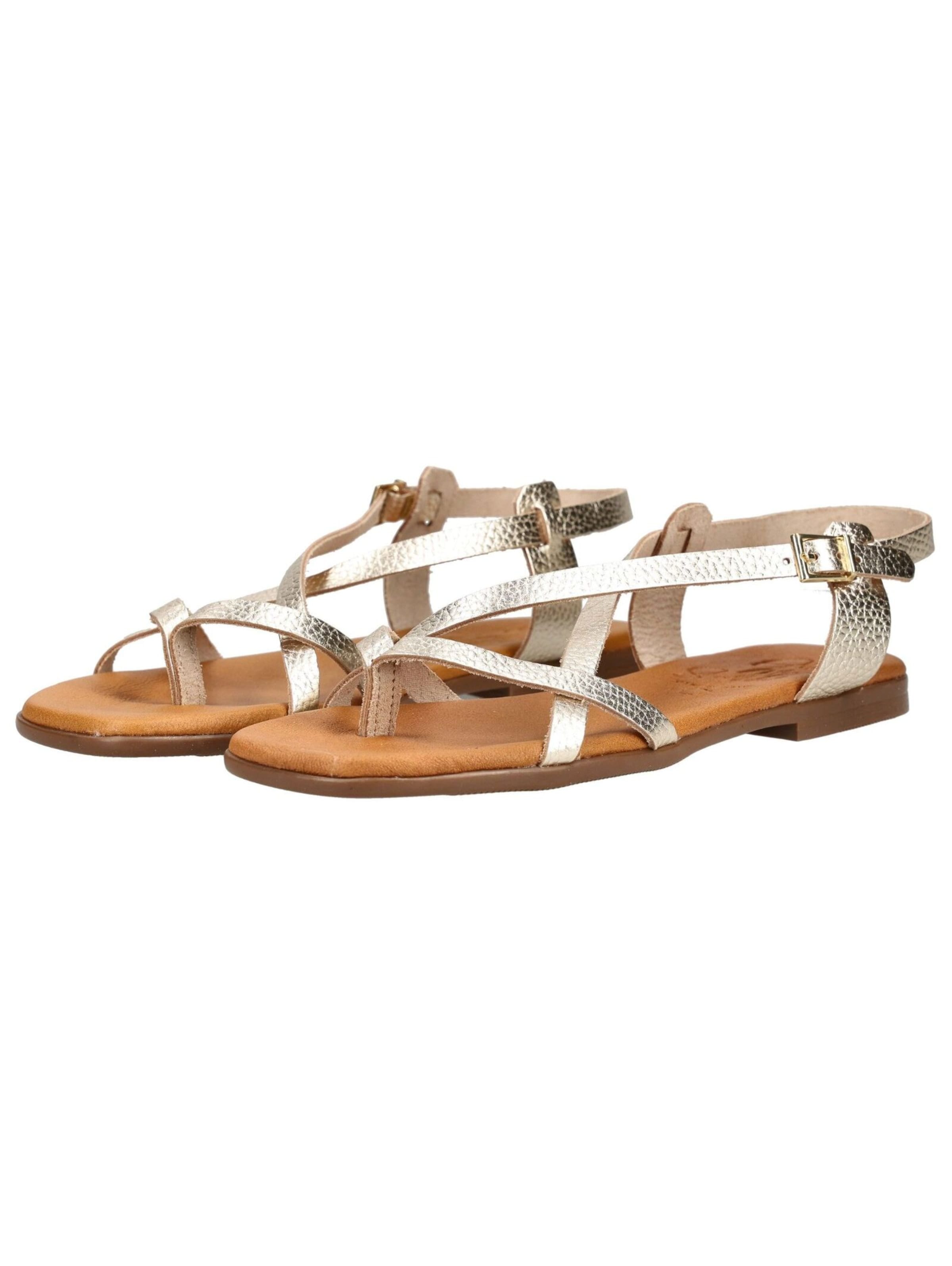 Oh! My Sandals Zehentrenner in Gold