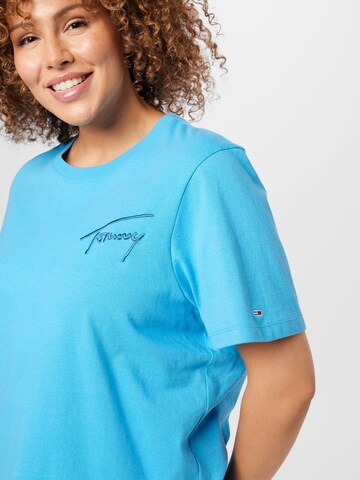 Tommy Jeans Curve Shirt in Blauw