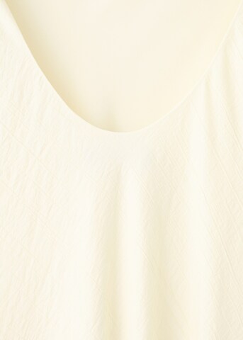MANGO Dress 'Crink-a' in Beige