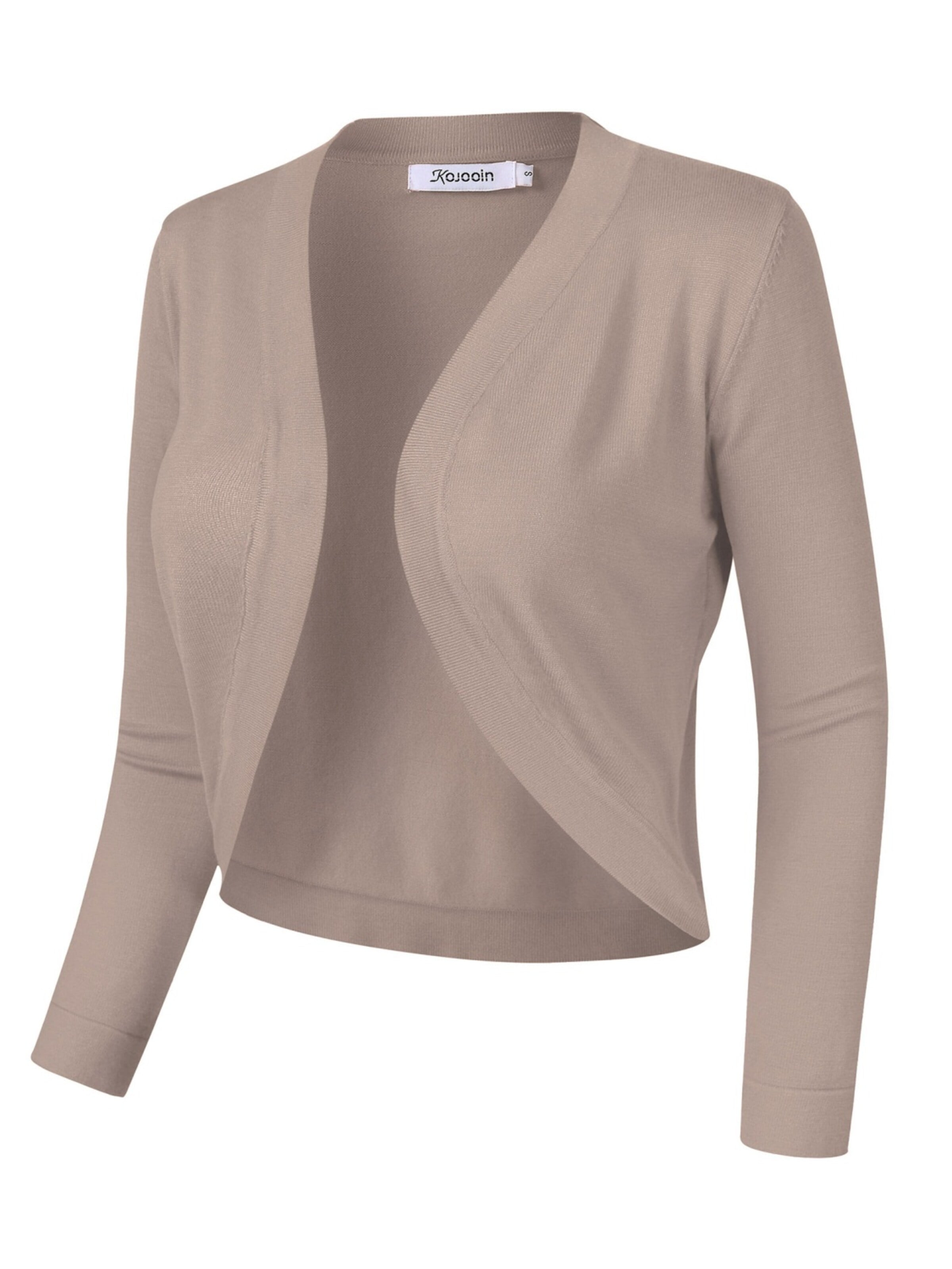 Yesfashion Kardigan w kolorze zielony