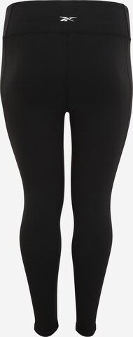 Skinny Pantaloni sportivi 'LUX' di Reebok in nero