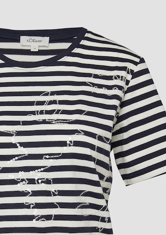 s.Oliver T-Shirt in Blau