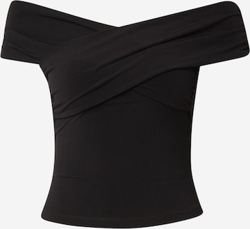 Top 'Marion' de la ABOUT YOU pe negru: față