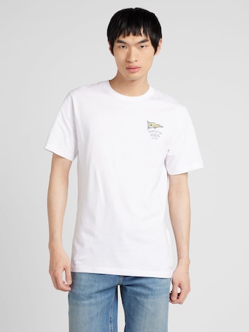 Wemoto T-Shirt 'Harbour' in Weiß