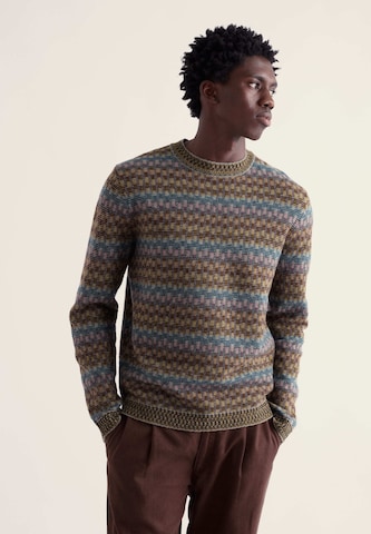 Seasalt Cornwall Sweater 'Hevva' in Blue: front