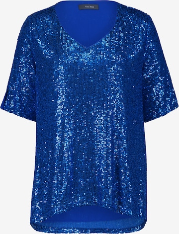 Vera Mont Blouse in Blauw: voorkant