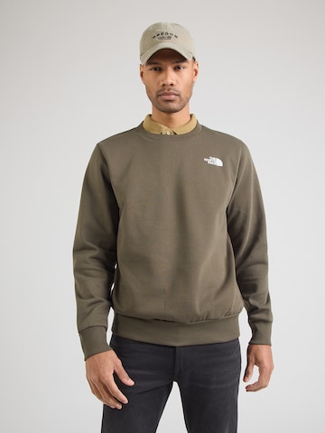 THE NORTH FACE Majica 'SIMPLE DOME' | zelena barva: sprednja stran