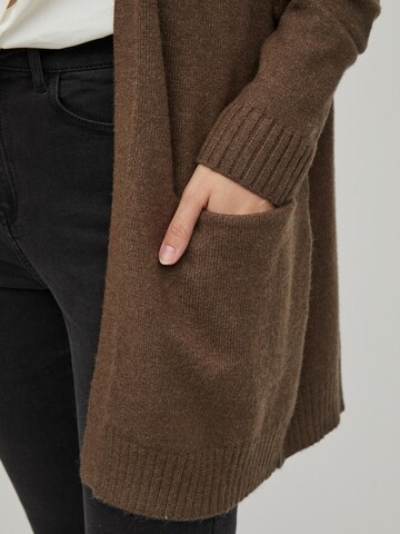 VILA Knit cardigan 'Ril' in Brown