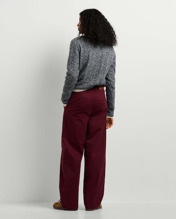 Wide leg Pantaloni con pieghe 'Lindsey' di Pepe Jeans in rosso