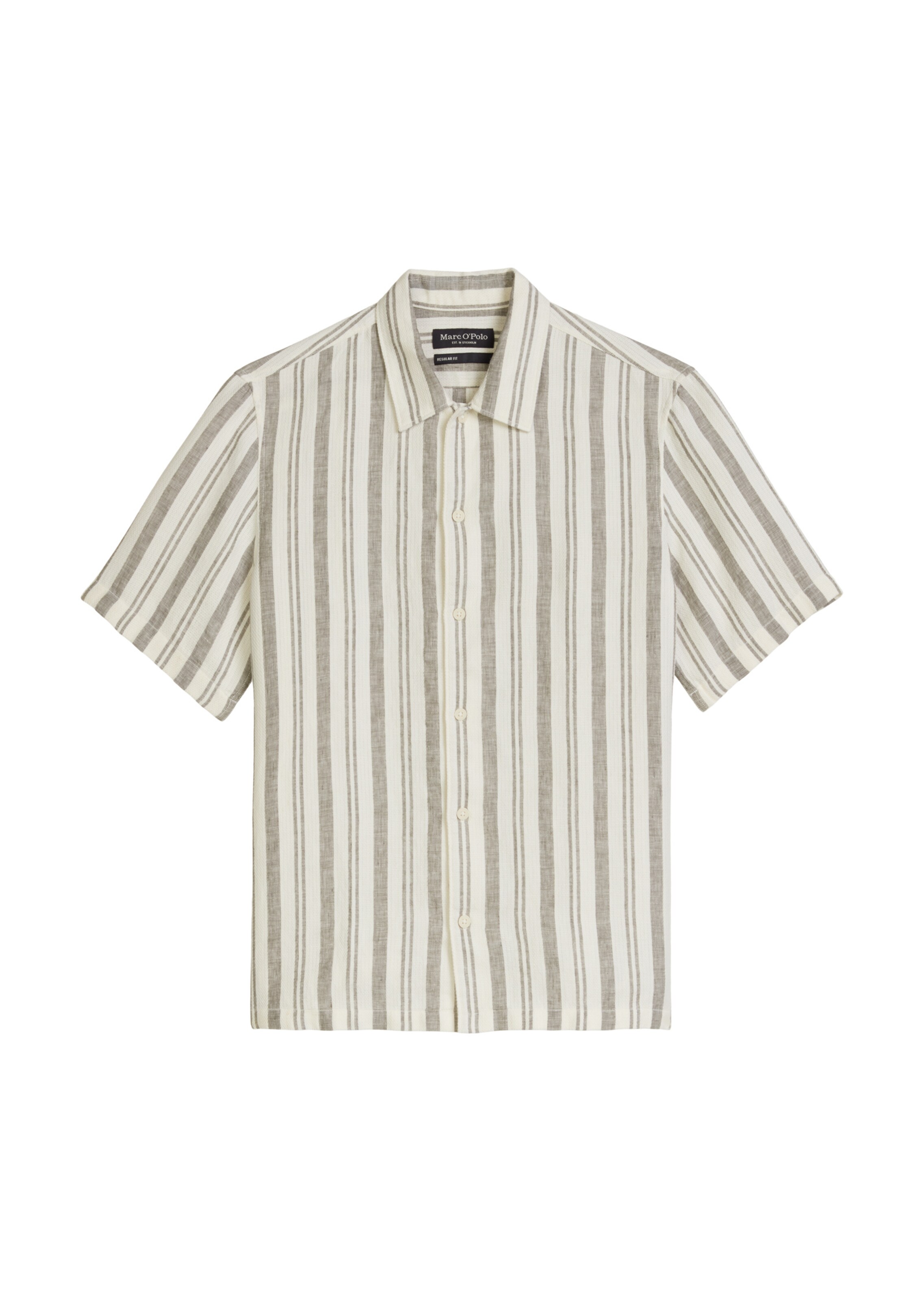 Marc O'Polo Button Up Shirt in Grey: front