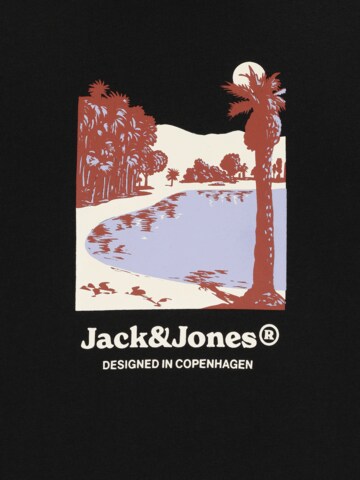 Jack & Jones Plus Μπλουζάκι 'JORSPLIT' σε μαύρο