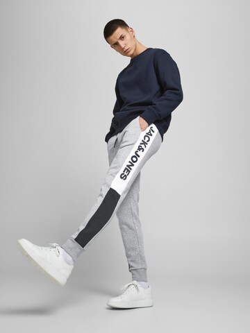 JACK & JONES Tapered Broek 'Will' in Grijs