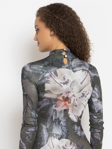 JIORO Jurk 'ORCHID ICE' in Grijs