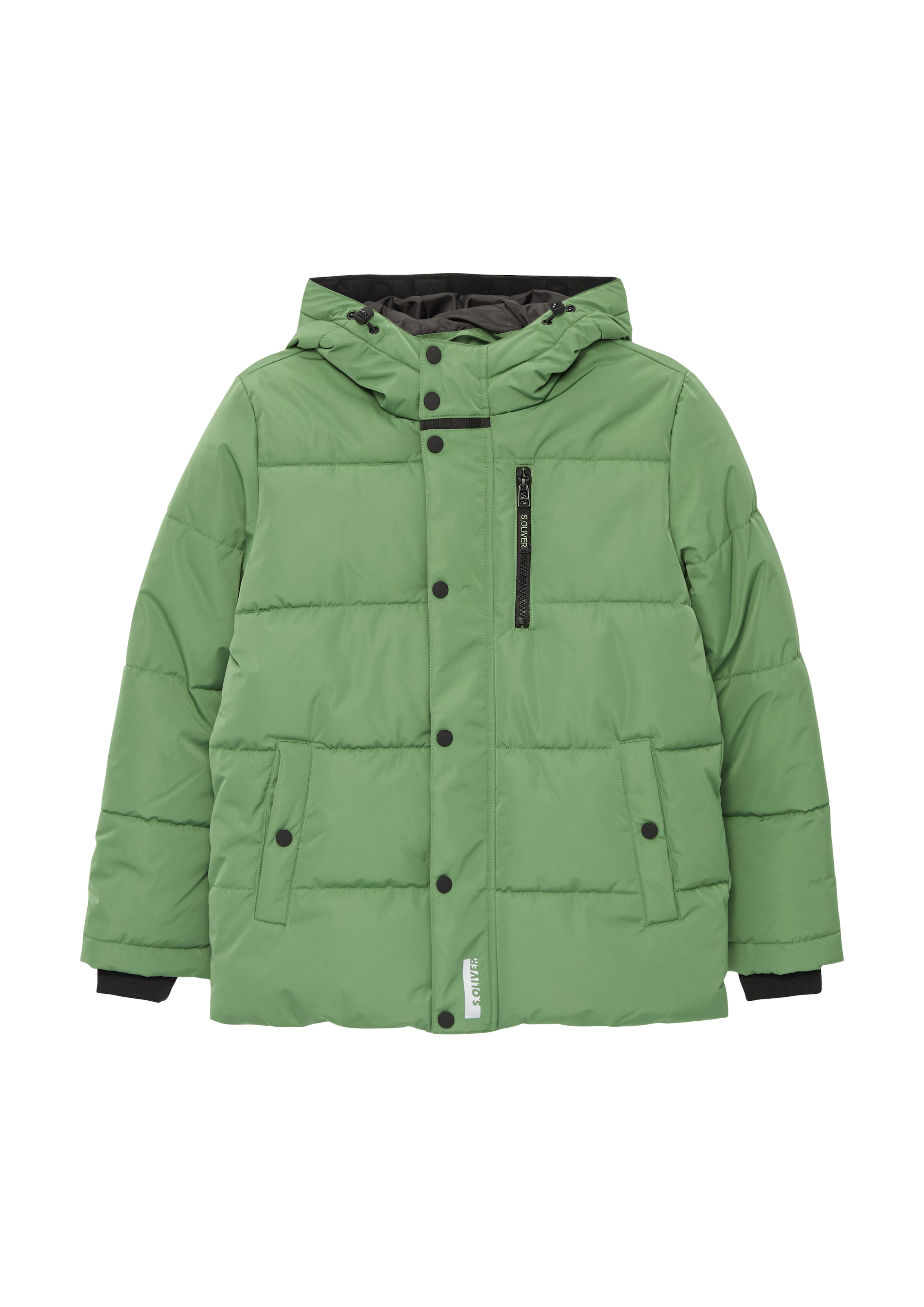 s.Oliver Winterjas in Groen: voorkant
