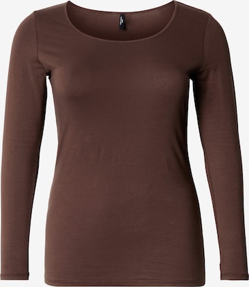 Maglietta 'VMPAXI' di Vero Moda Curve in marrone: frontale