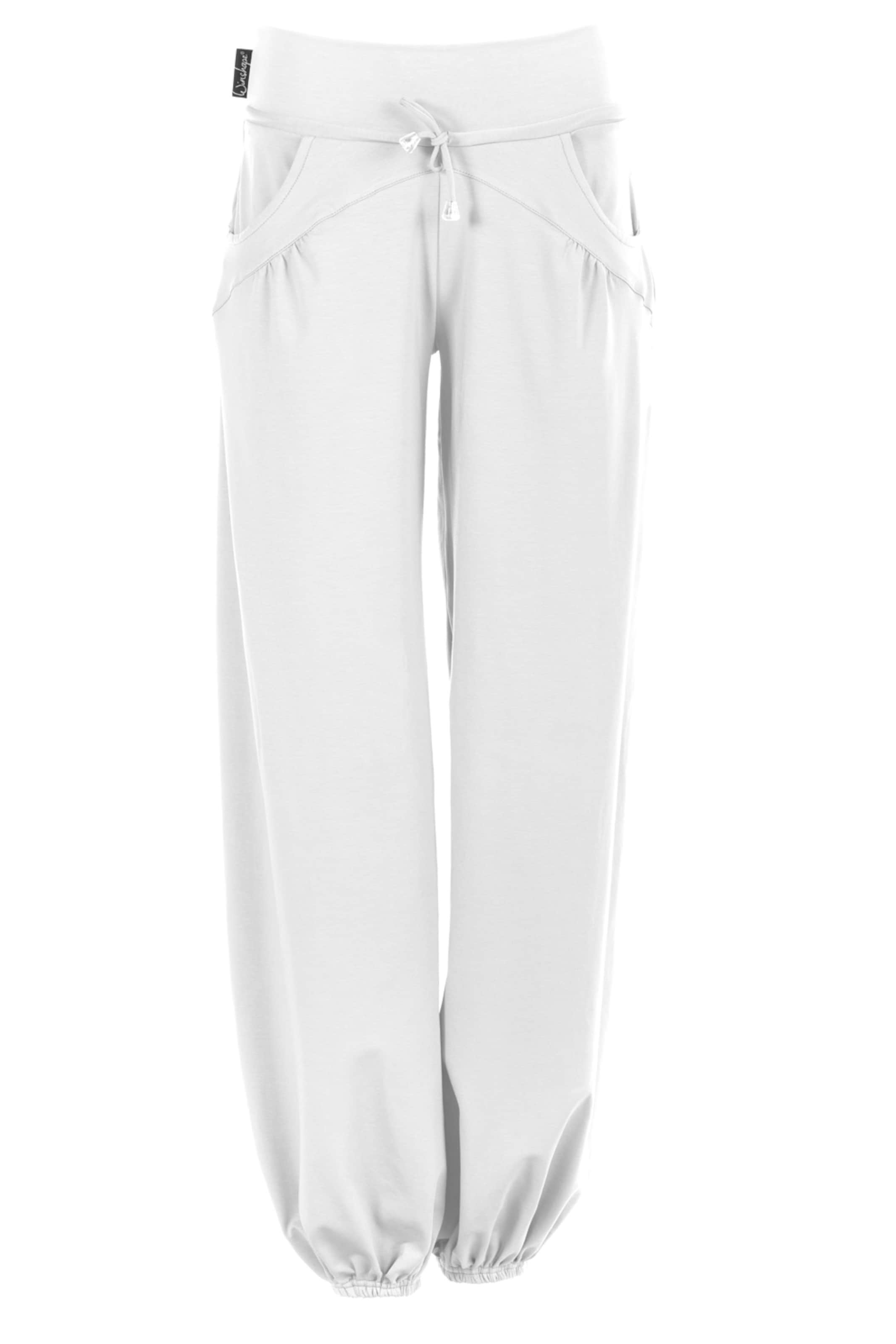 Loosefit Pantalon de sport &#x27;WTE3&#x27; Winshape en blanc : devant