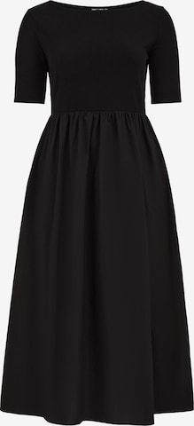 WE FashionHaljina - crna boja: prednji dio