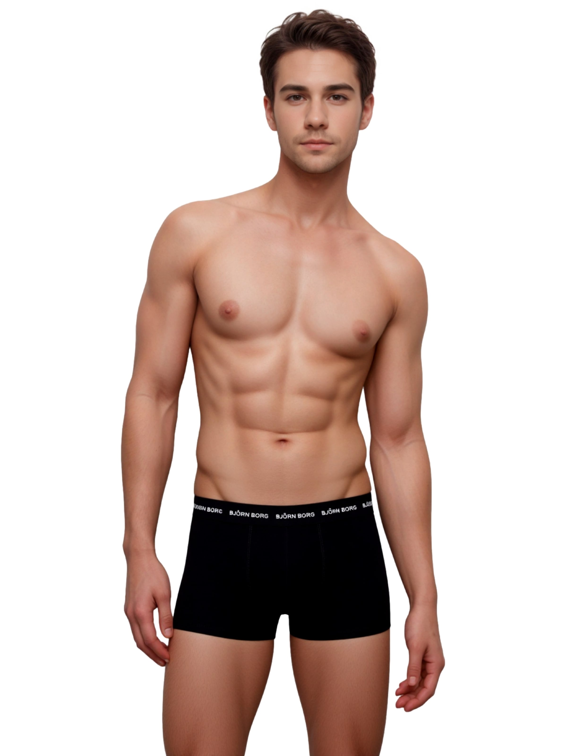 BJÖRN BORG Boksershorts i sort: forside