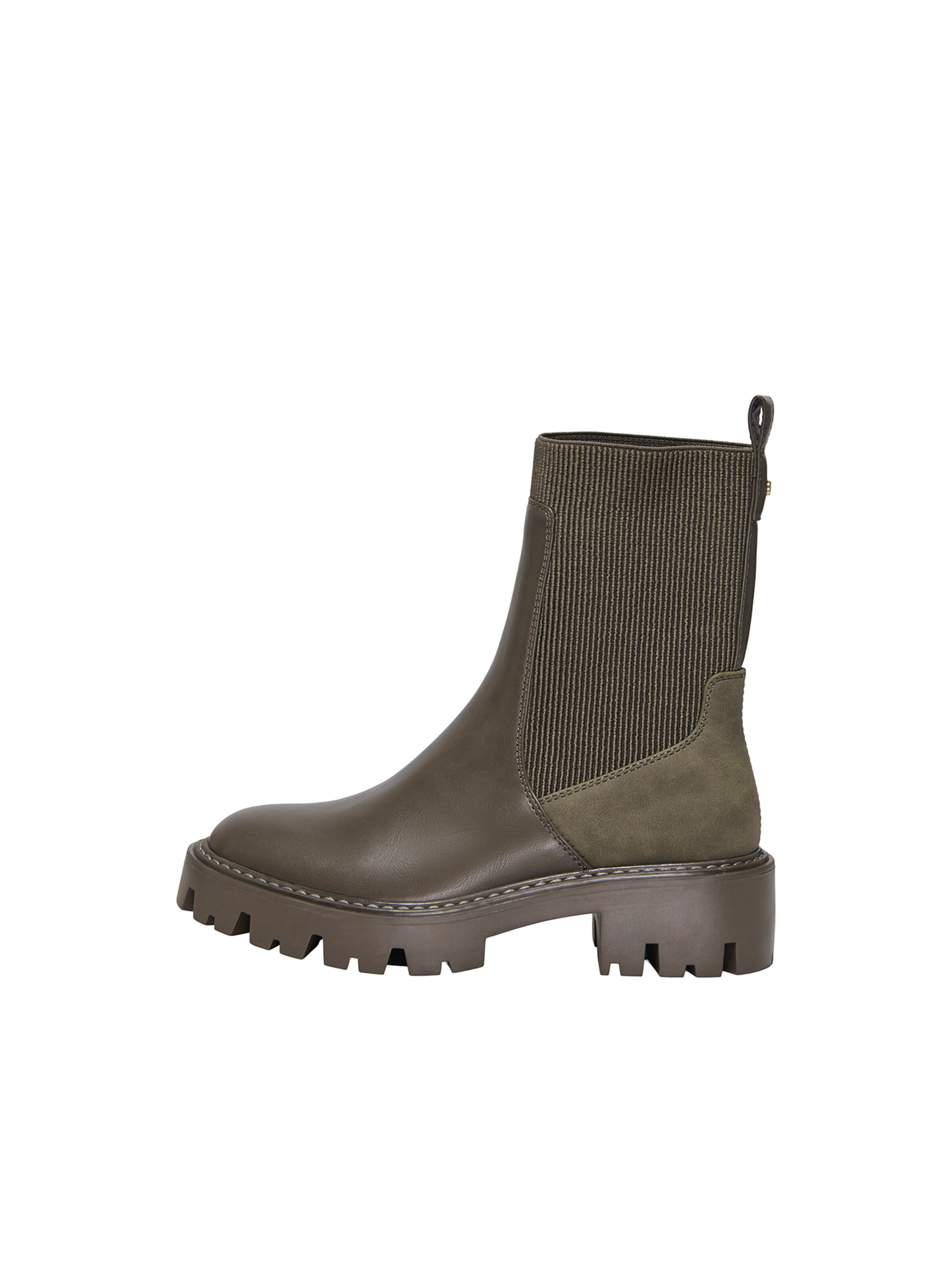 ONLY Chelsea boots 'ONLBETTY-7' in Groen: voorkant