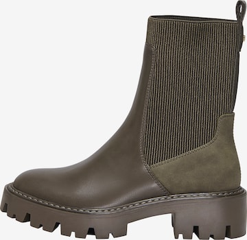 ONLY Chelsea boots 'ONLBETTY-7' in Groen: voorkant