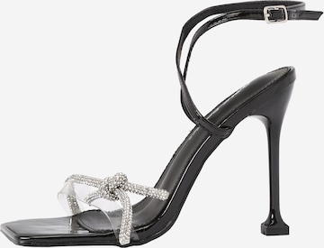 Public Desire Strap Sandals in Black