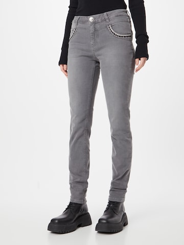 MOS MOSH Jeans 'Naomi' in Grey: front