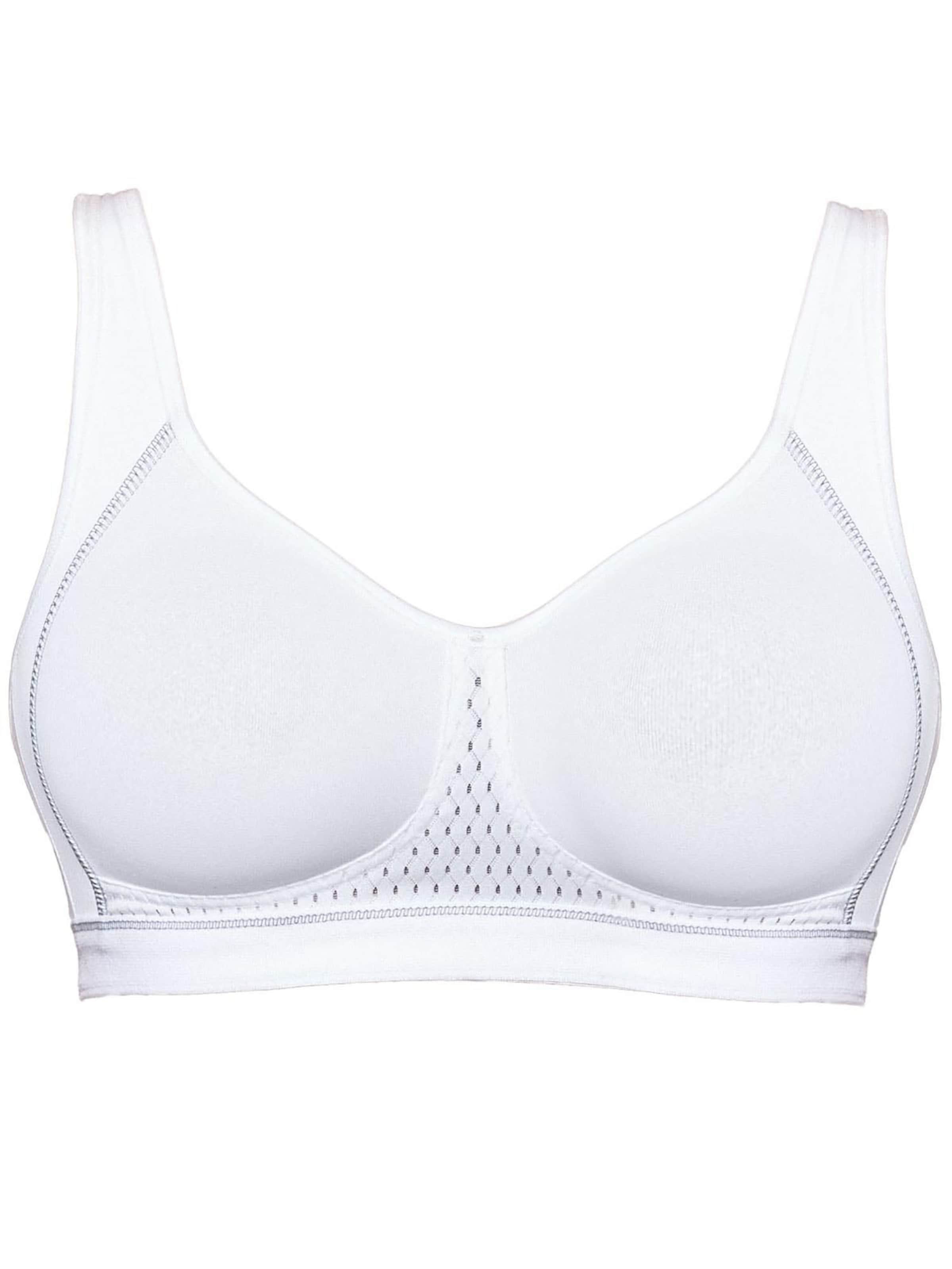 SUSA Bralette Bra in White: front