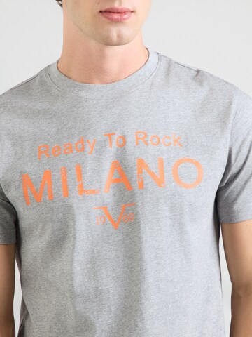 19V69 ITALIA Shirt 'Rafael Ready To Rock' in Grey