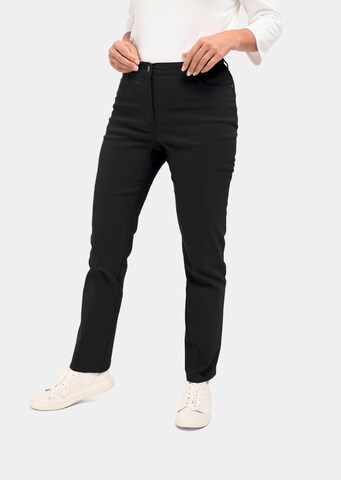 Goldner Regular Hose 'CARLA' in Schwarz: Vorderseite