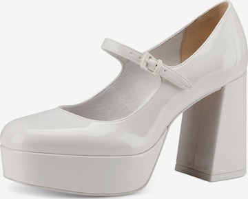 TAMARIS Pumps in White: front