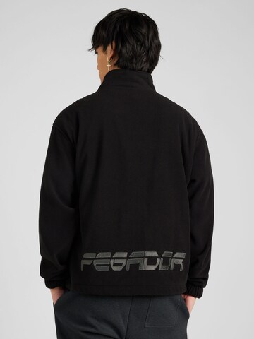 Pegador Fleece jas 'TRANCE' in Zwart