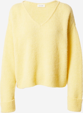 AMERICAN VINTAGE - Pullover 'EAST' em amarelo: frente