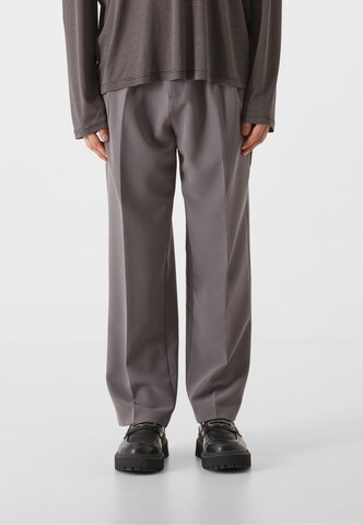Loosefit Pantaloni con pieghe di Lost Youth in grigio: frontale