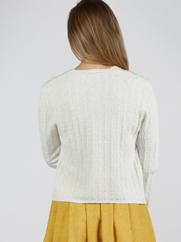 SPIETH & WENSKY Gebreid vest 'Hummeltal' in Wit