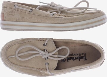 TIMBERLAND Flats & Loafers in 37 in Beige: front