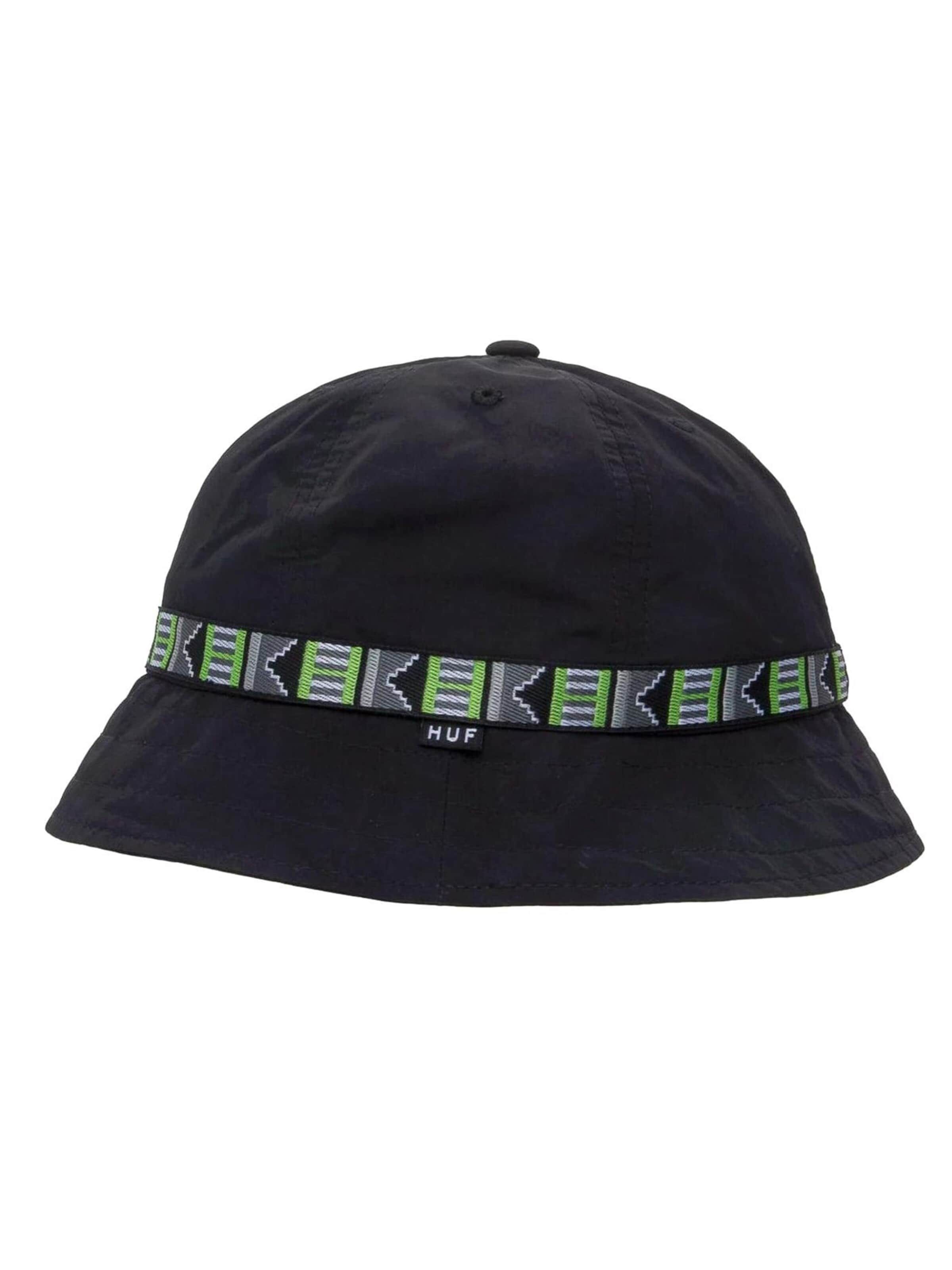 HUF Kapelusz 'TETON BELL HAT Black' w kolorze czarny: przód