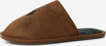Polo Ralph Lauren Slippers in Brown: front